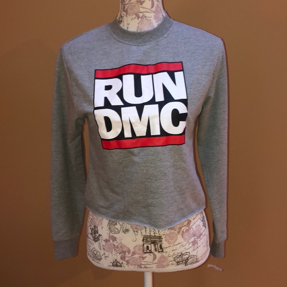 NWT Run DMC Crop Top XS